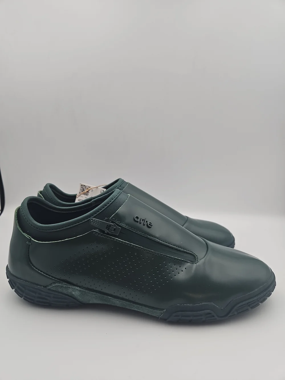 adidas Men's Slip-On Loafers in Dark Green
